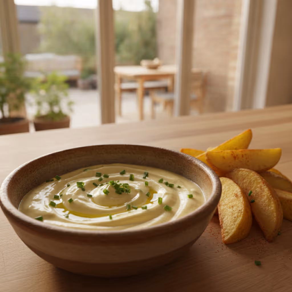 Aioli, färdig att servera
