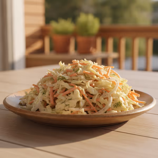 Amerikansk coleslaw – krämig vitkålssallad